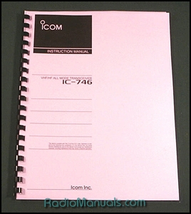 Icom IC-746 Instruction manual